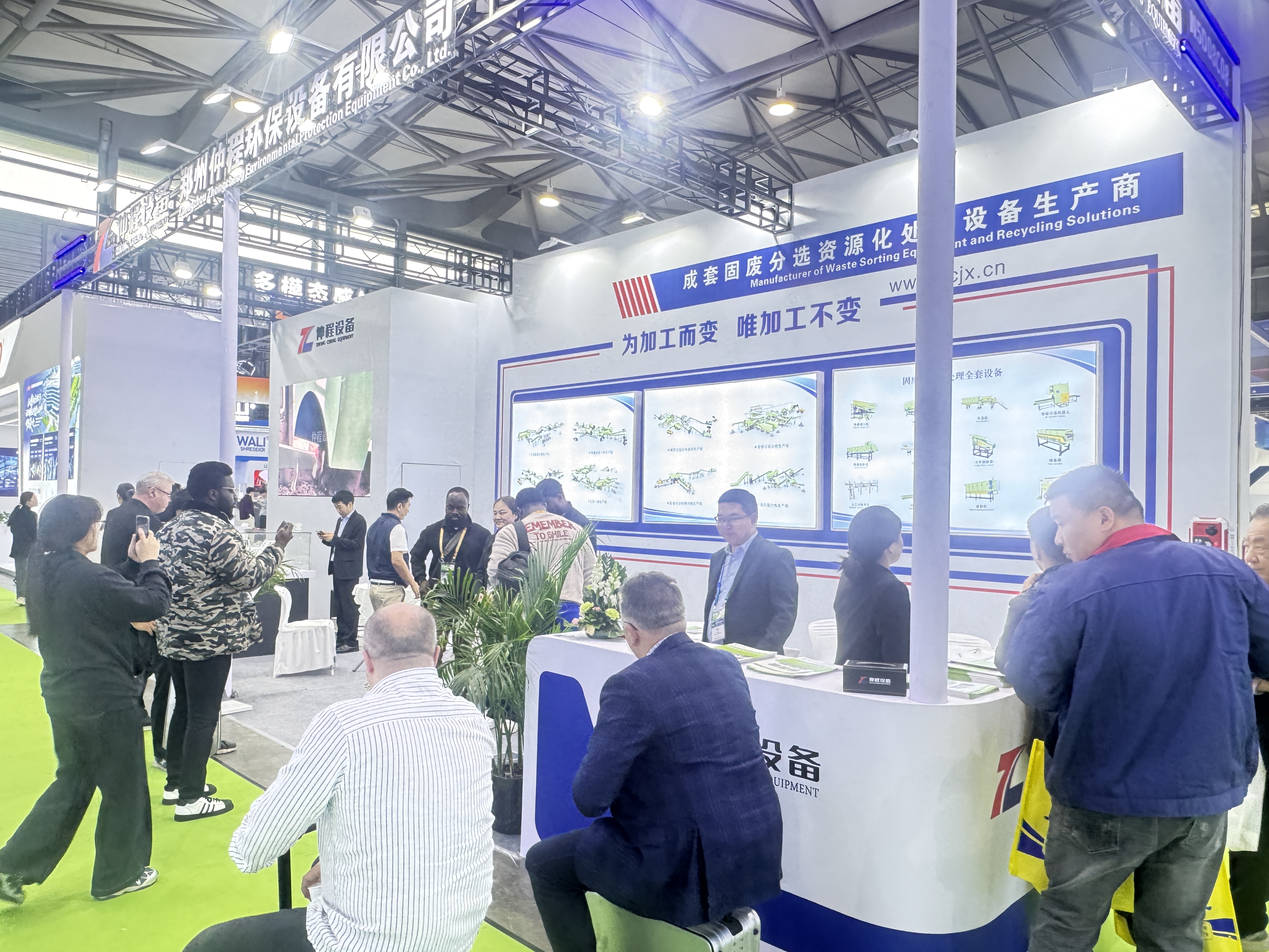 三天盛会，载誉收官！仲程设备亮相上海环博会，备受行业瞩目(图3)